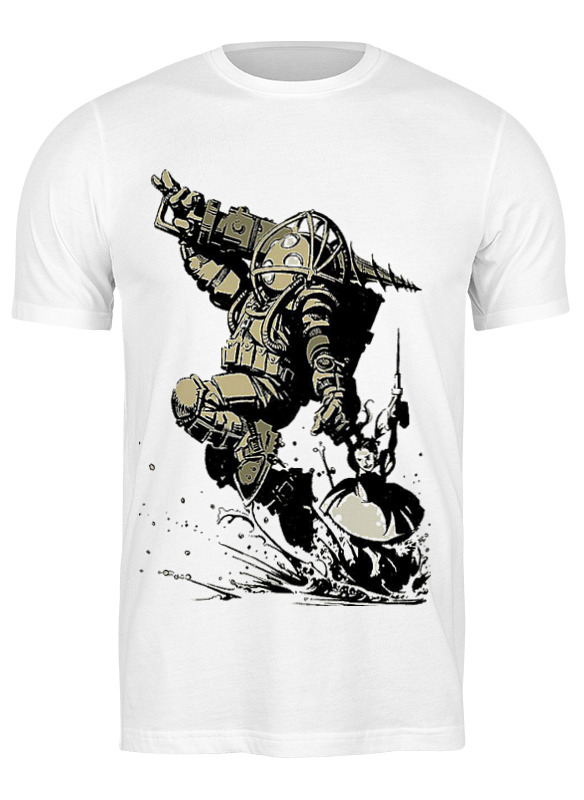 

Футболка мужская Printio Bioshock белая 3XL, Белый, Bioshock