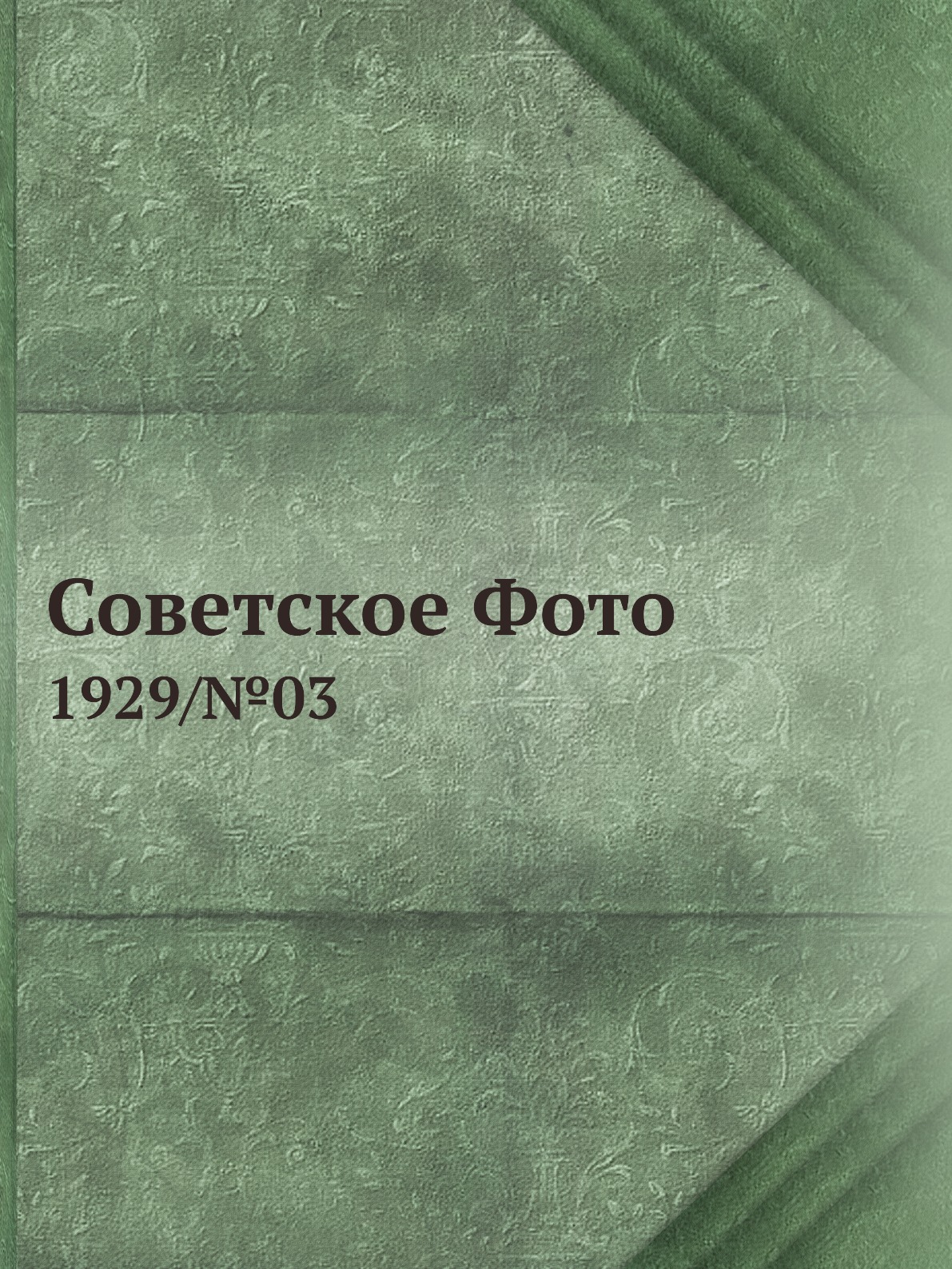

Советское Фото. 1929/№03