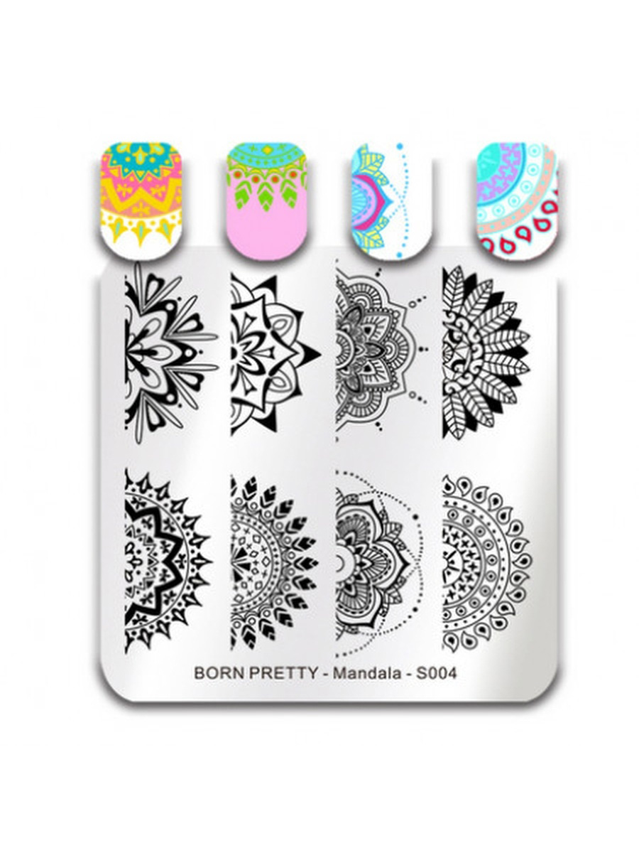 

Пластина для стемпинга Born Pretty Mandala №004