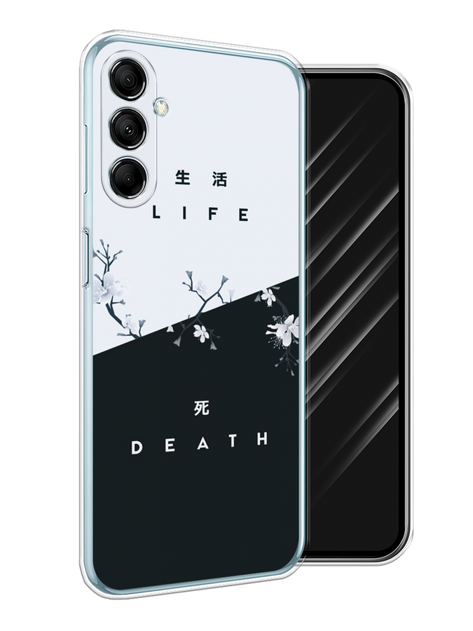 

Чехол Awog на Samsung Galaxy M14 5G "Life and death", Черный;серый, 2108150-1