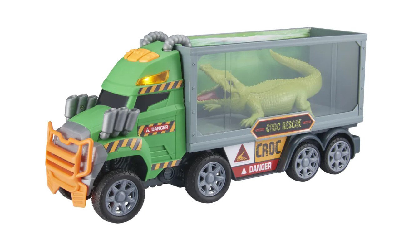 фото Машинка грузовик hti monster moverz с крокодилом