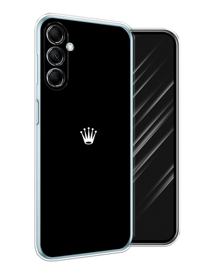 

Чехол Awog на Samsung Galaxy M14 5G "Белая корона на черном фоне", Черный, 2108150-1