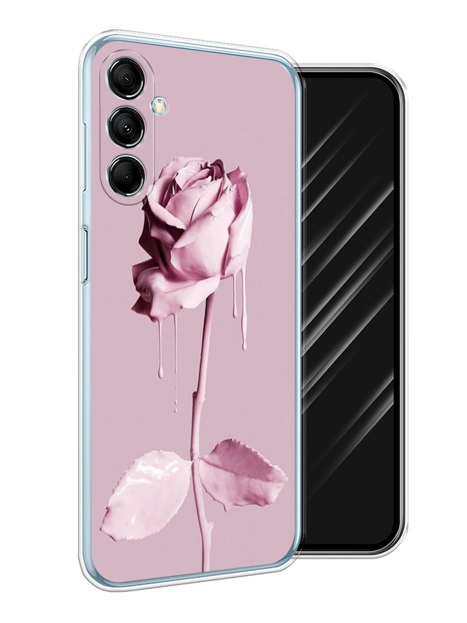 

Чехол Awog на Samsung Galaxy M14 5G "Роза в краске", Белый;розовый, 2108150-1