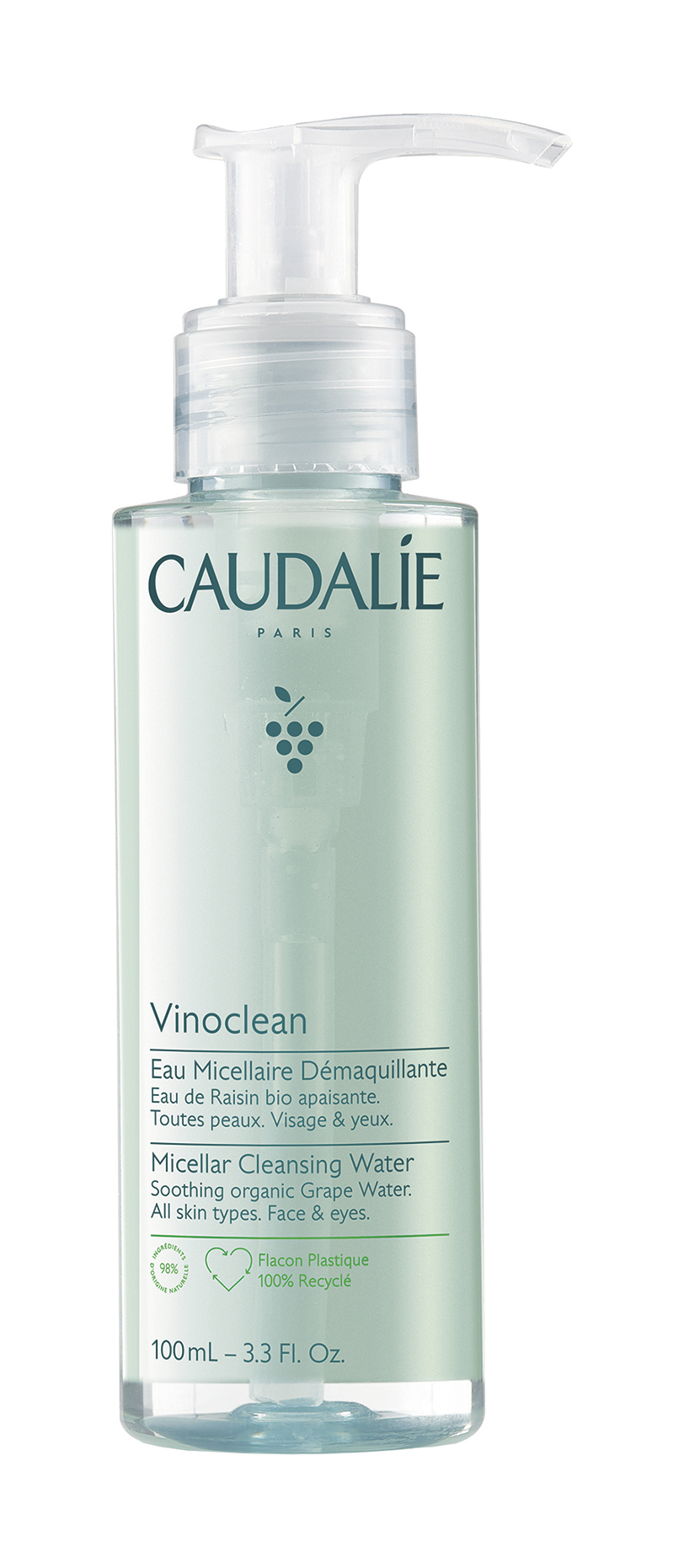 Мицеллярная вода Caudalie Vinoclean 100 мл