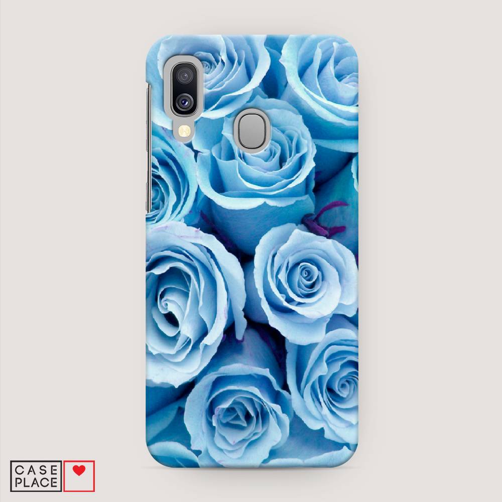 

Пластиковый чехол "Лазурные розы" на Samsung Galaxy A40