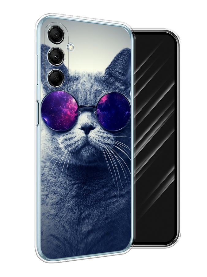 

Чехол Awog на Samsung Galaxy M14 5G "Космический кот", Бордовый, 2108150-1