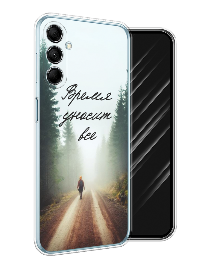 

Чехол Awog на Samsung Galaxy M14 5G "Время уносит все", Зеленый;коричневый;белый, 2108150-1