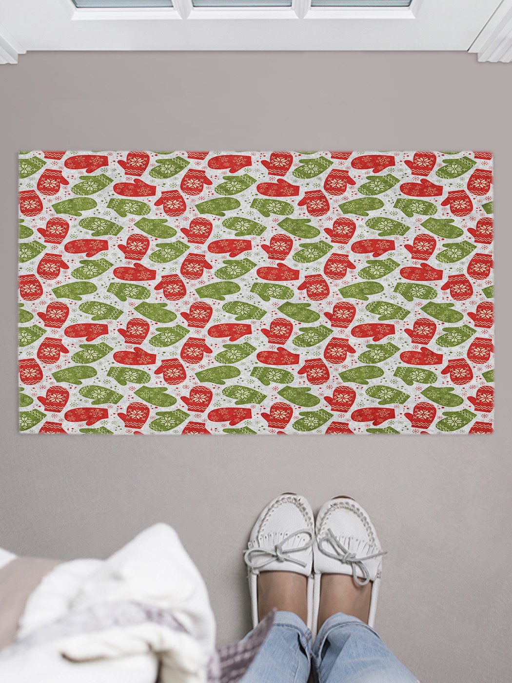 

door_37099 Придверный коврик в прихожую для обуви, на резиновой основе, 75x45 см