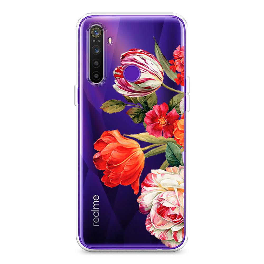 

Чехол Awog на Realme 5 "Весенний букет", Разноцветный, 251550-8