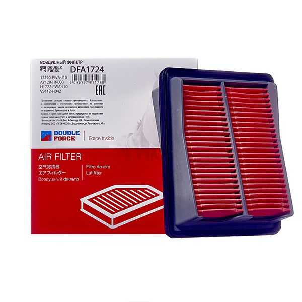 

Фильтр воздушный DOUBLE FORCE арт. DFA1724 FIT GD1 L13A, AIRWAVE GJ1,GJ2, L15AA-1661