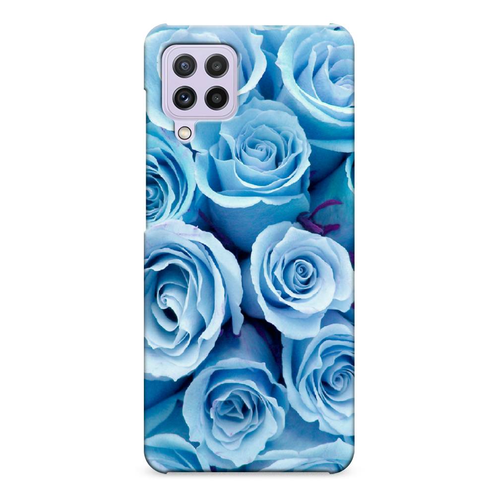 

Пластиковый чехол "Лазурные розы" на Samsung Galaxy A22