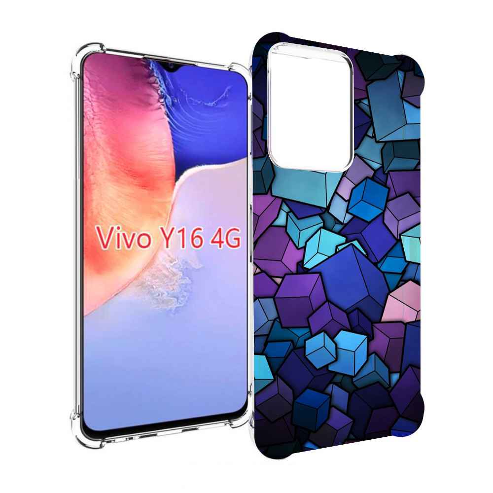 

Чехол MyPads лепестки для Vivo Y16 4G/ Vivo Y02S, Прозрачный, Tocco