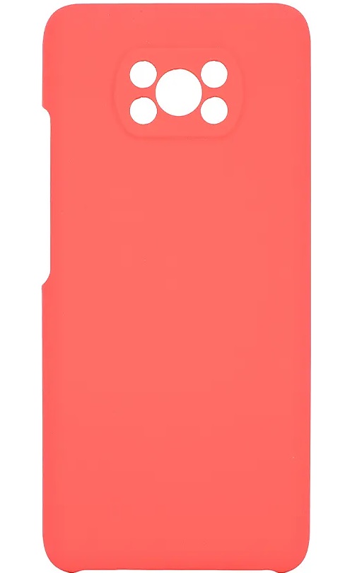 

Чехол-накладка Silicone Cover для Xiaomi Poco X3 red (Красный)