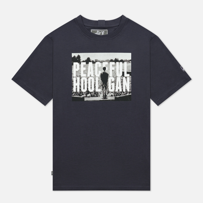 фото Футболка мужская peaceful hooligan phaw21prttee09 синяя l