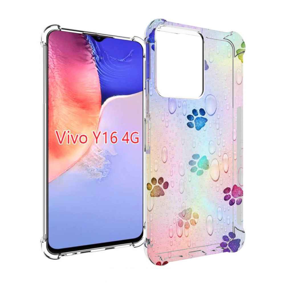 

Чехол MyPads лапки для Vivo Y16 4G/ Vivo Y02S, Прозрачный, Tocco