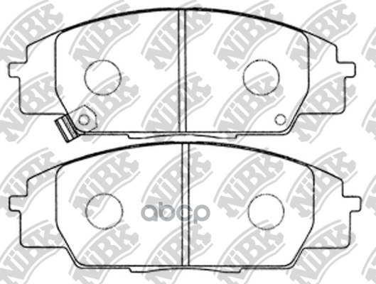 

Тормозные колодки NiBK дисковые спортивные PN8423S