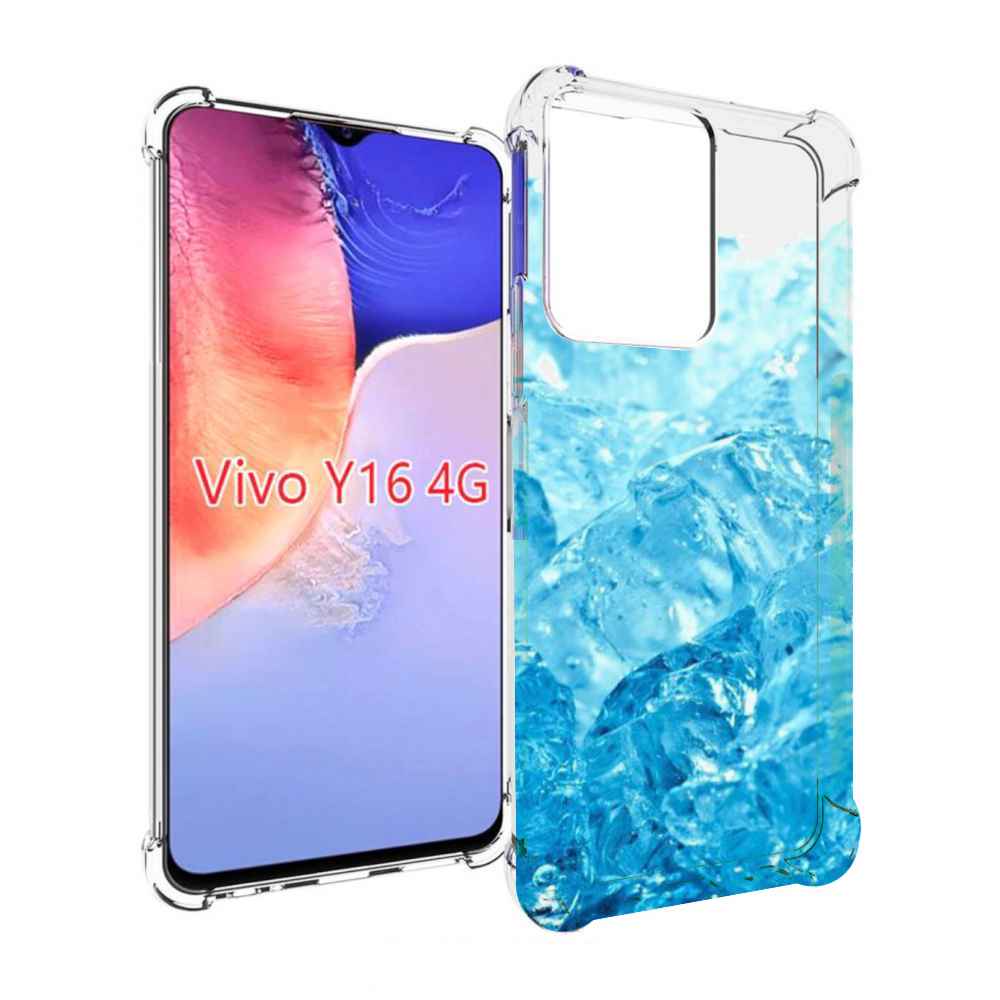 

Чехол MyPads кусочки-льда для Vivo Y16 4G/ Vivo Y02S, Прозрачный, Tocco