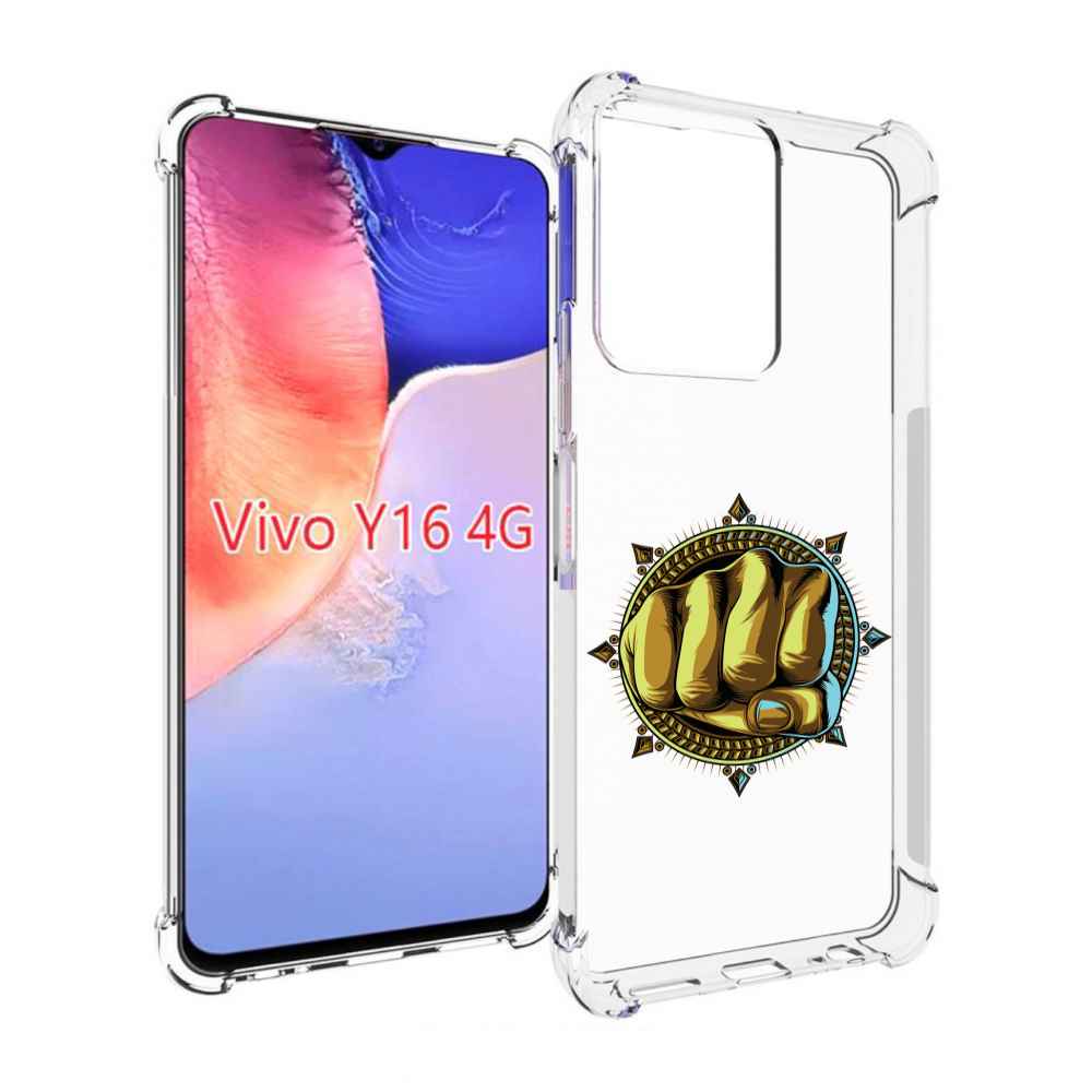 

Чехол MyPads кулак для Vivo Y16 4G/ Vivo Y02S, Прозрачный, Tocco