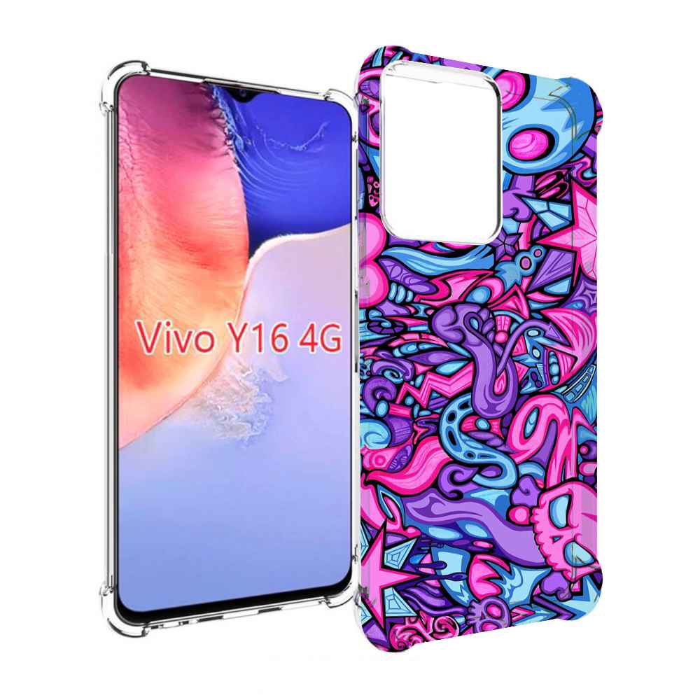 

Чехол MyPads крутой-паттерн для Vivo Y16 4G/ Vivo Y02S, Прозрачный, Tocco