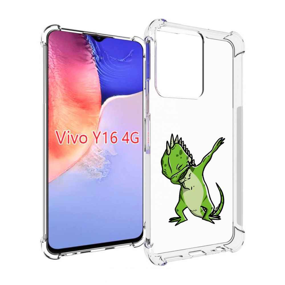 

Чехол MyPads крутая-ящерица для Vivo Y16 4G/ Vivo Y02S, Прозрачный, Tocco