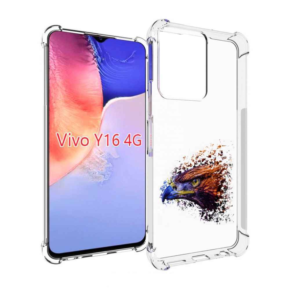 

Чехол MyPads красочный орел для Vivo Y16 4G/ Vivo Y02S, Прозрачный, Tocco