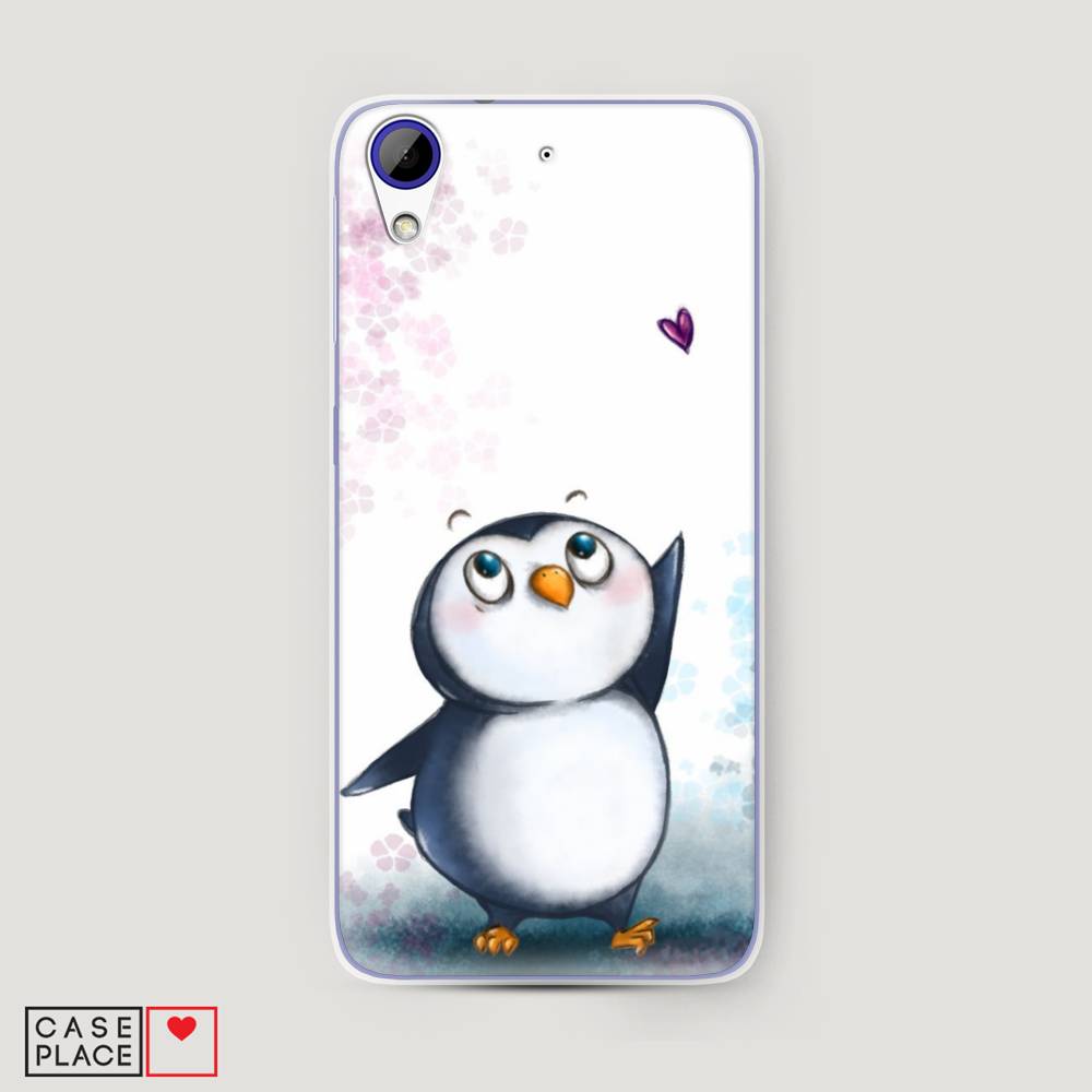 

Чехол Awog на HTC Desire 628 / Эйчтиси Дизайр 628 "Пингвин и сердечко", Разноцветный, 101650-1