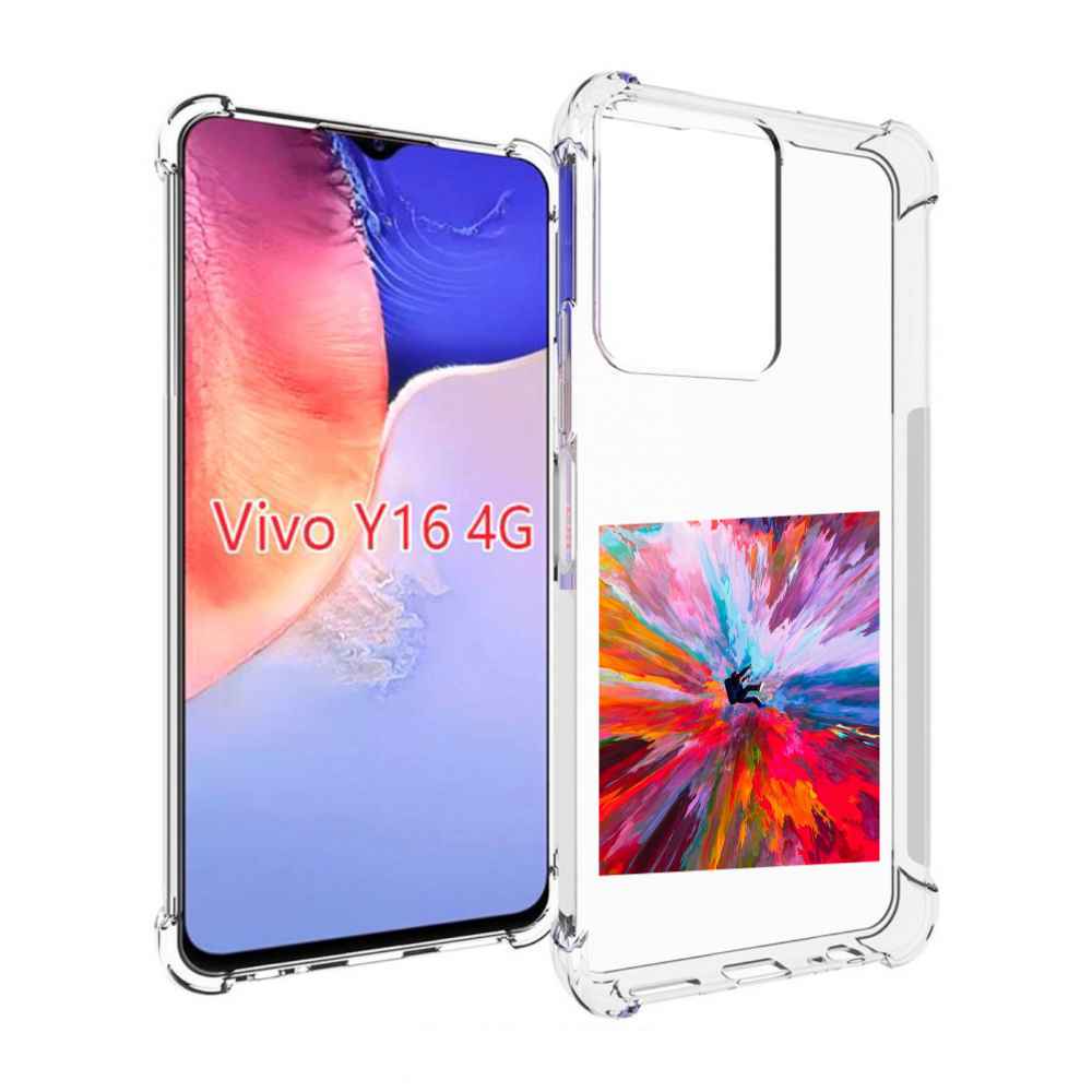 

Чехол MyPads красочный астранавт для Vivo Y16 4G/ Vivo Y02S, Прозрачный, Tocco