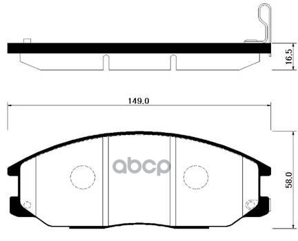 

Тормозные колодки HSB дисковые HP0015