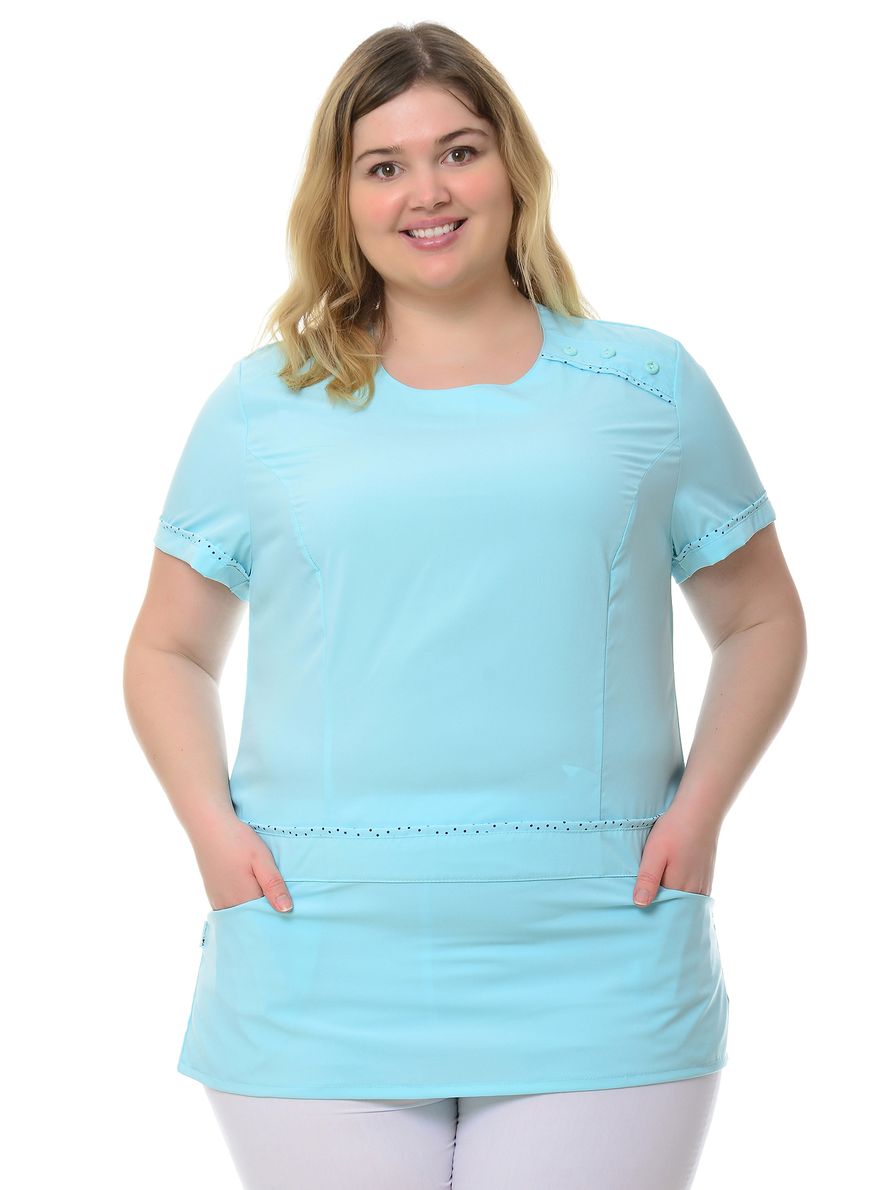 фото Платье медицинское женское medicalwear мишель 200 зеленое 60 ru