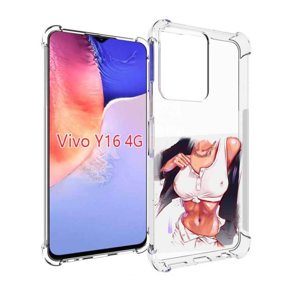

Чехол MyPads красивая-стройная-модель для Vivo Y16 4G/ Vivo Y02S, Прозрачный, Tocco