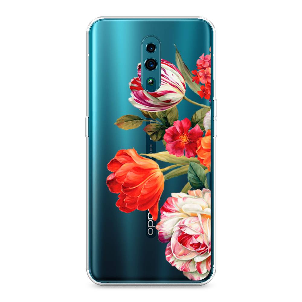 

Чехол Awog на Oppo Reno "Весенний букет", Разноцветный, 250750-8