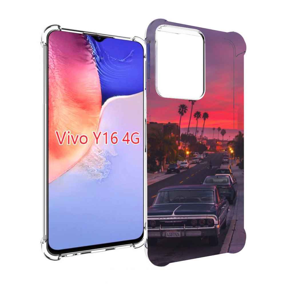 

Чехол MyPads красивая дорога америки для Vivo Y16 4G/ Vivo Y02S, Прозрачный, Tocco