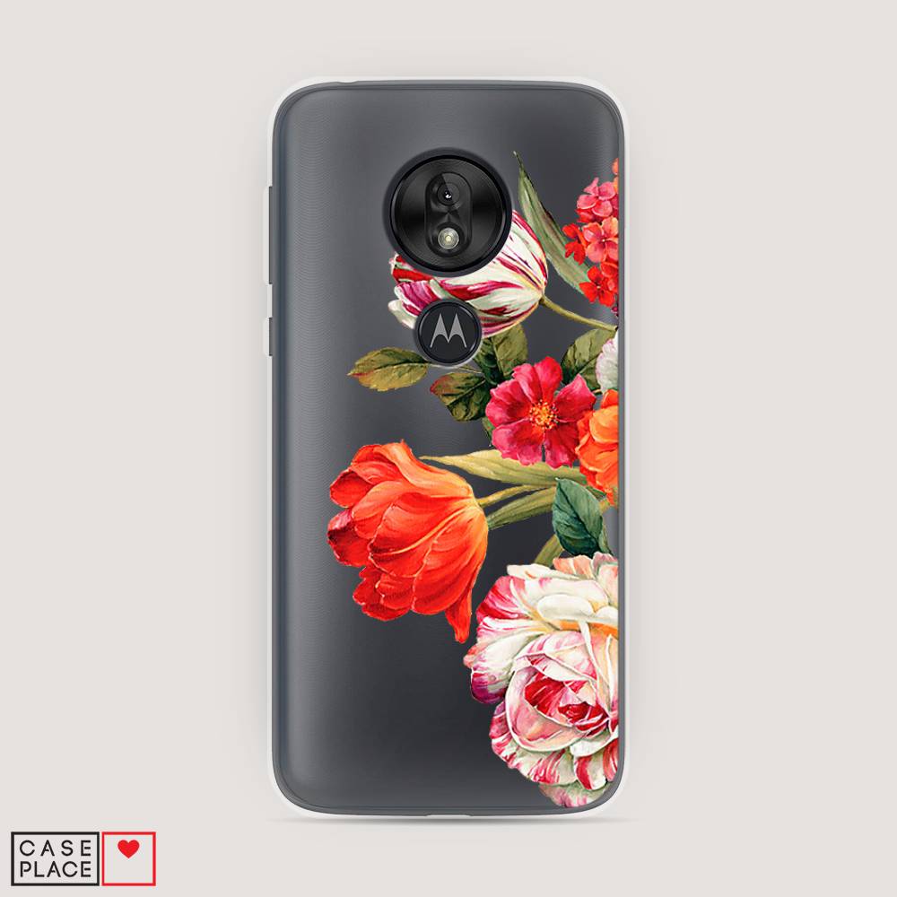 

Чехол Awog на Motorola Moto G7 Play / Моторола Мото G7 Play "Весенний букет", Разноцветный, 241250-8