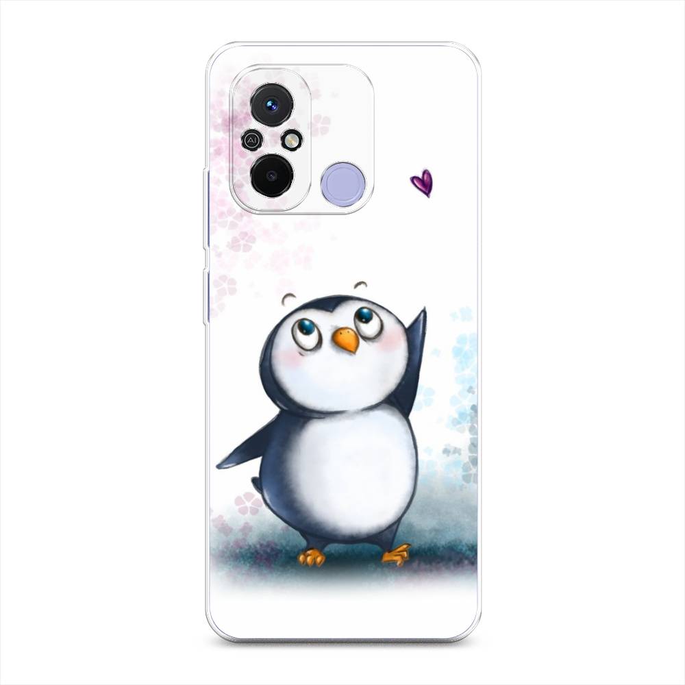 

Чехол Awog на Redmi 12C "Пингвин и сердечко", Белый, 317550-1