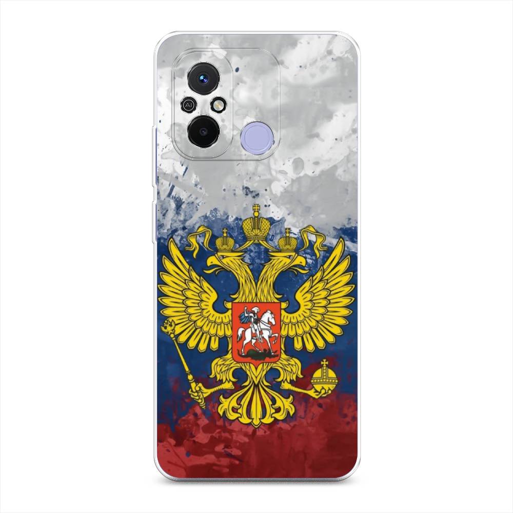 

Чехол Awog на Redmi 12C "РФ", Белый;синий;красный, 317550-5