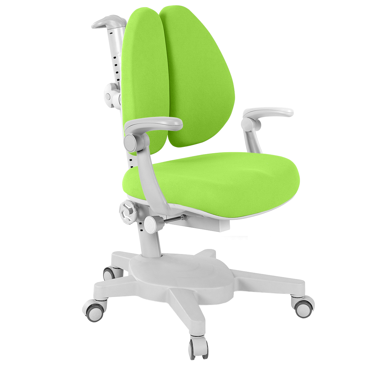 фото Детское кресло anatomica armata duos с подлокотниками цвет зеленый