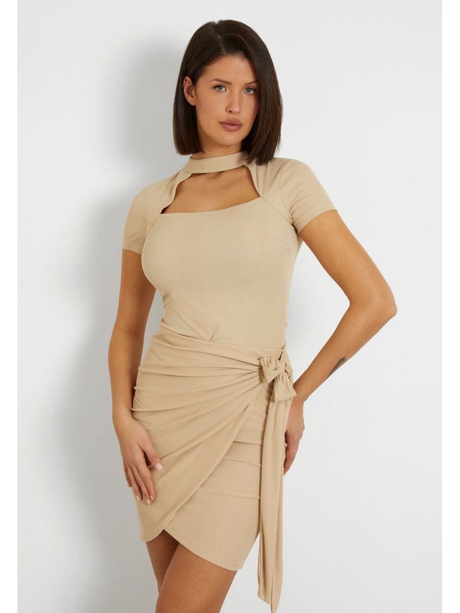 

Блуза женская Guess GU121D1UM бежевая S, Бежевый, GU121D1UM
