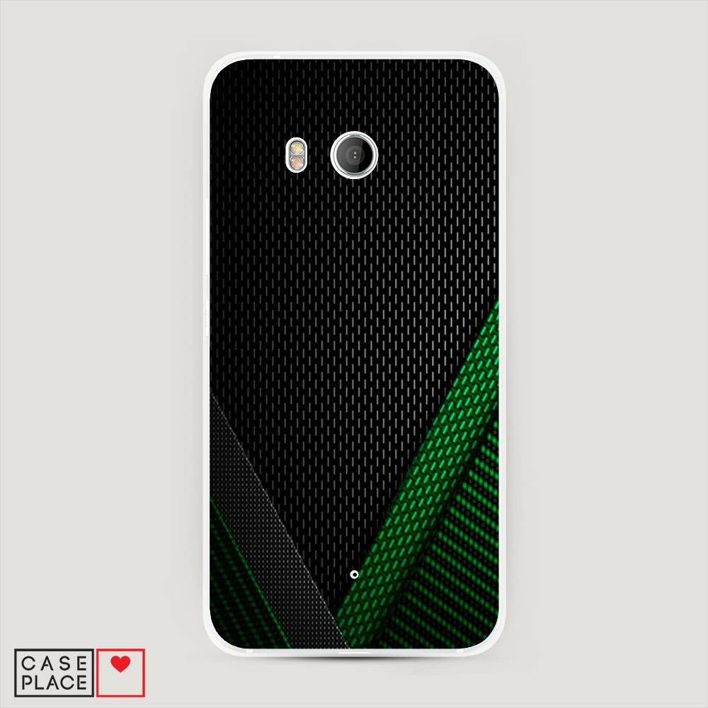 

Чехол Awog "Зеленый карбон" для HTC U11, 101540-2