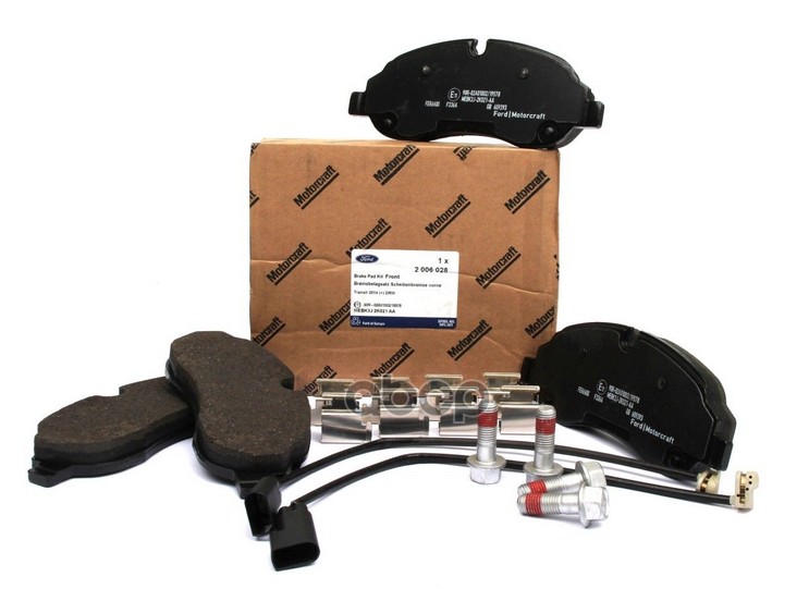 

Колодки тормозные дисковые передние Motorcraft Transit 2014- FORD 2006028