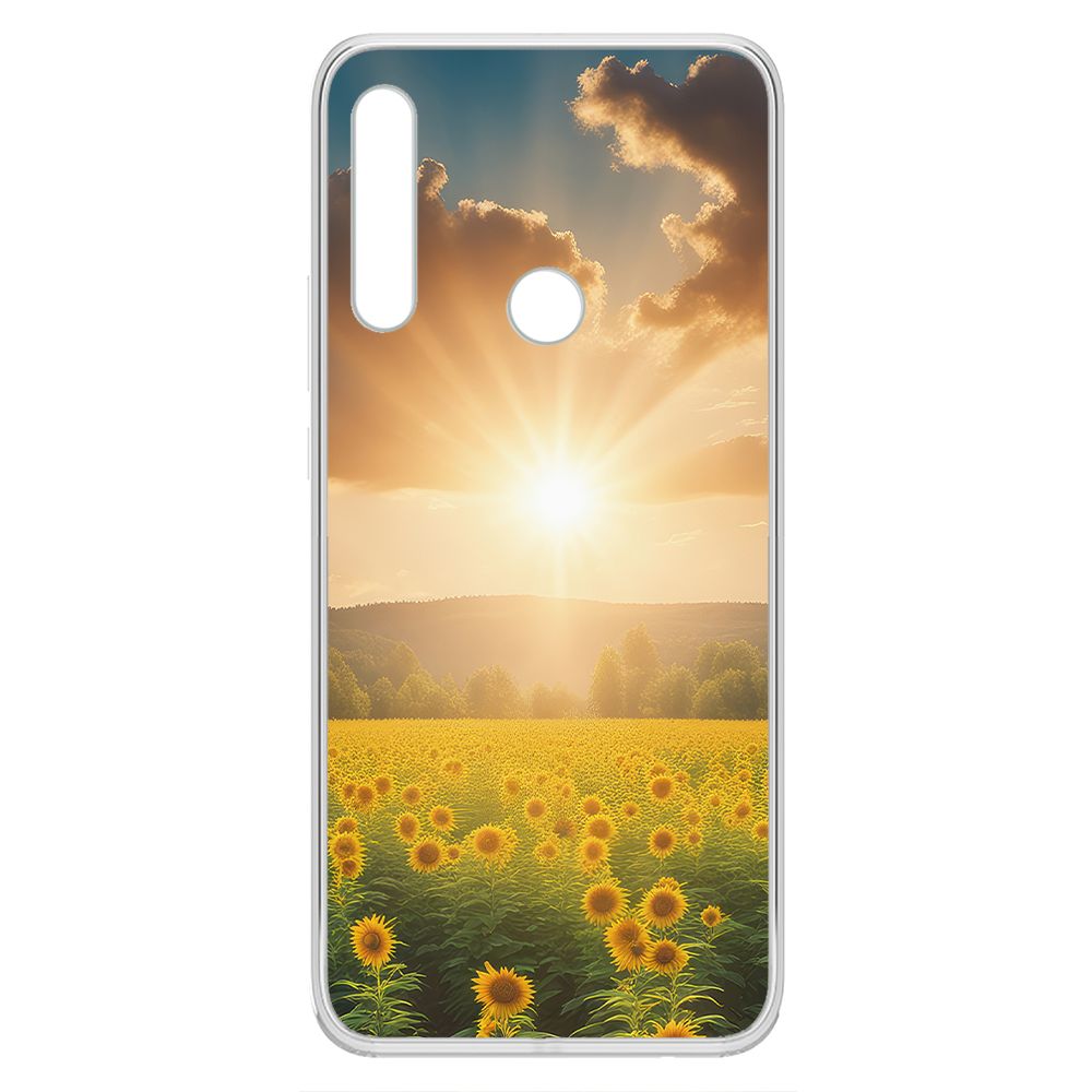 

Чехол-накладка Krutoff Clear Case Солнечно для Huawei P Smart Z, Прозрачный
