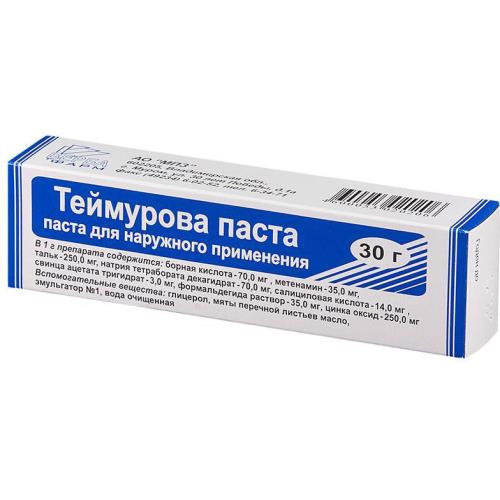 

Теймурова паста для наружного применения 30г