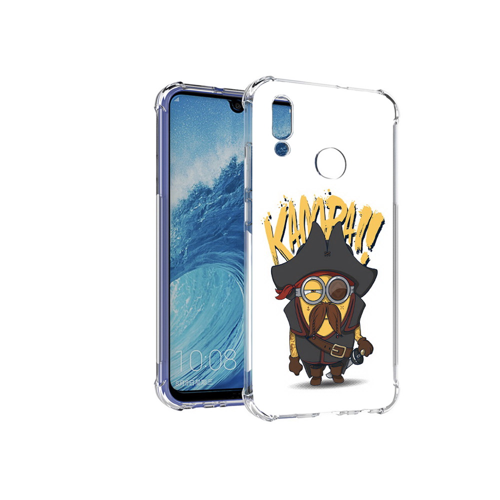 

Чехол MyPads Tocco для Huawei P Smart (2019) миньон пират, Прозрачный, Tocco