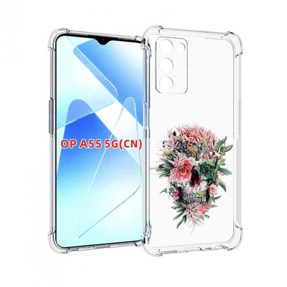 

Чехол MyPads череп из цветов для Infinix Zero X Neo, Прозрачный, Tocco