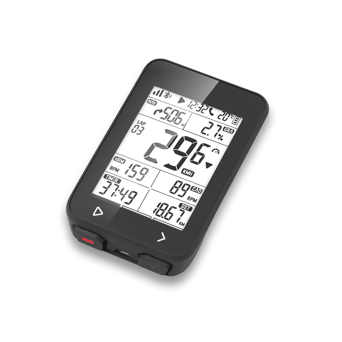 фото Велокомпьютер с gps igpsport igs320 черный