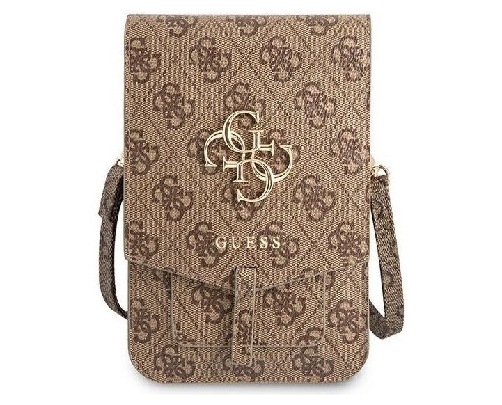 Cумка Guess Wallet Bag 4G with Big Metal Logo для смартфонов, Коричневый