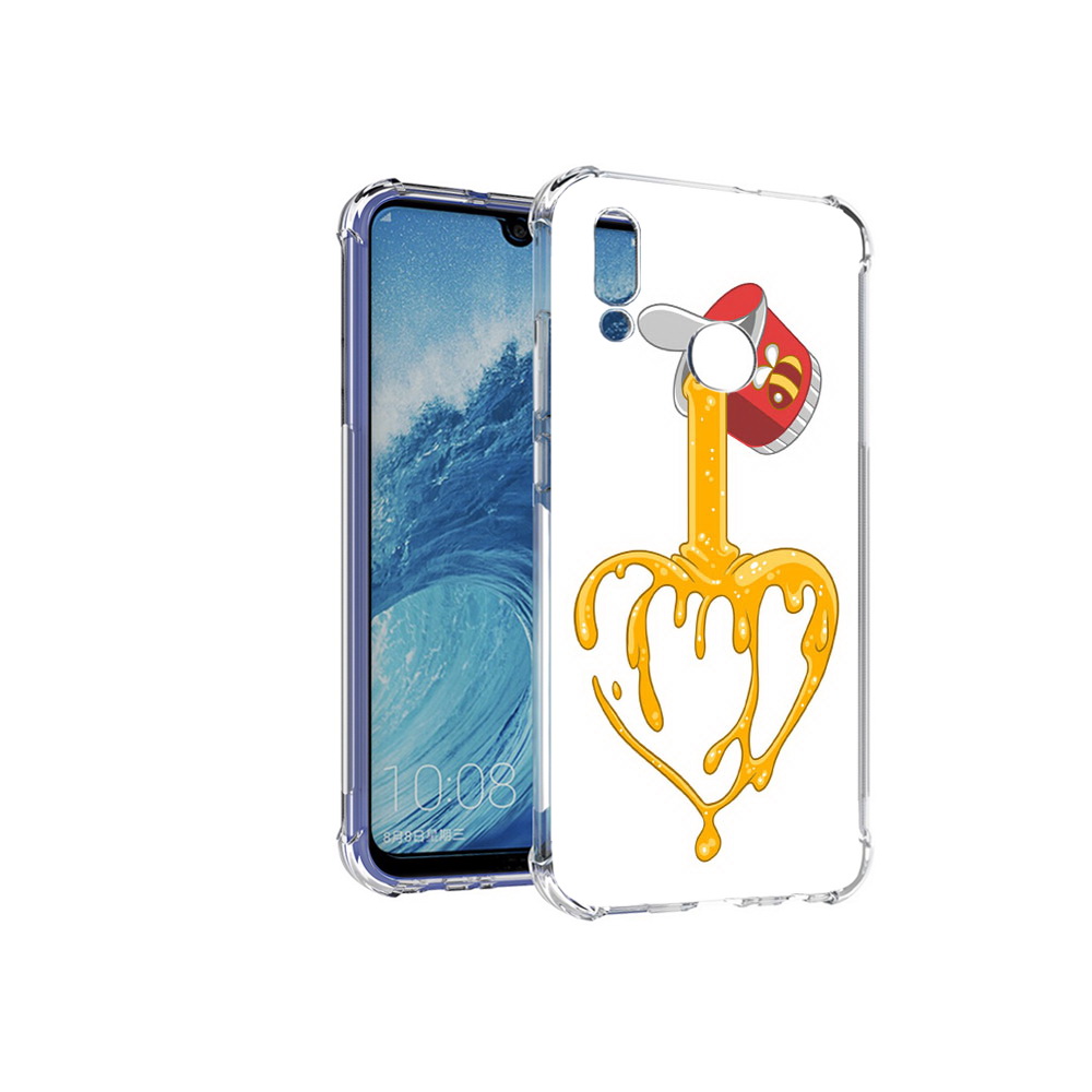 

Чехол MyPads Tocco для Huawei P Smart (2019) медовое сердце, Прозрачный, Tocco