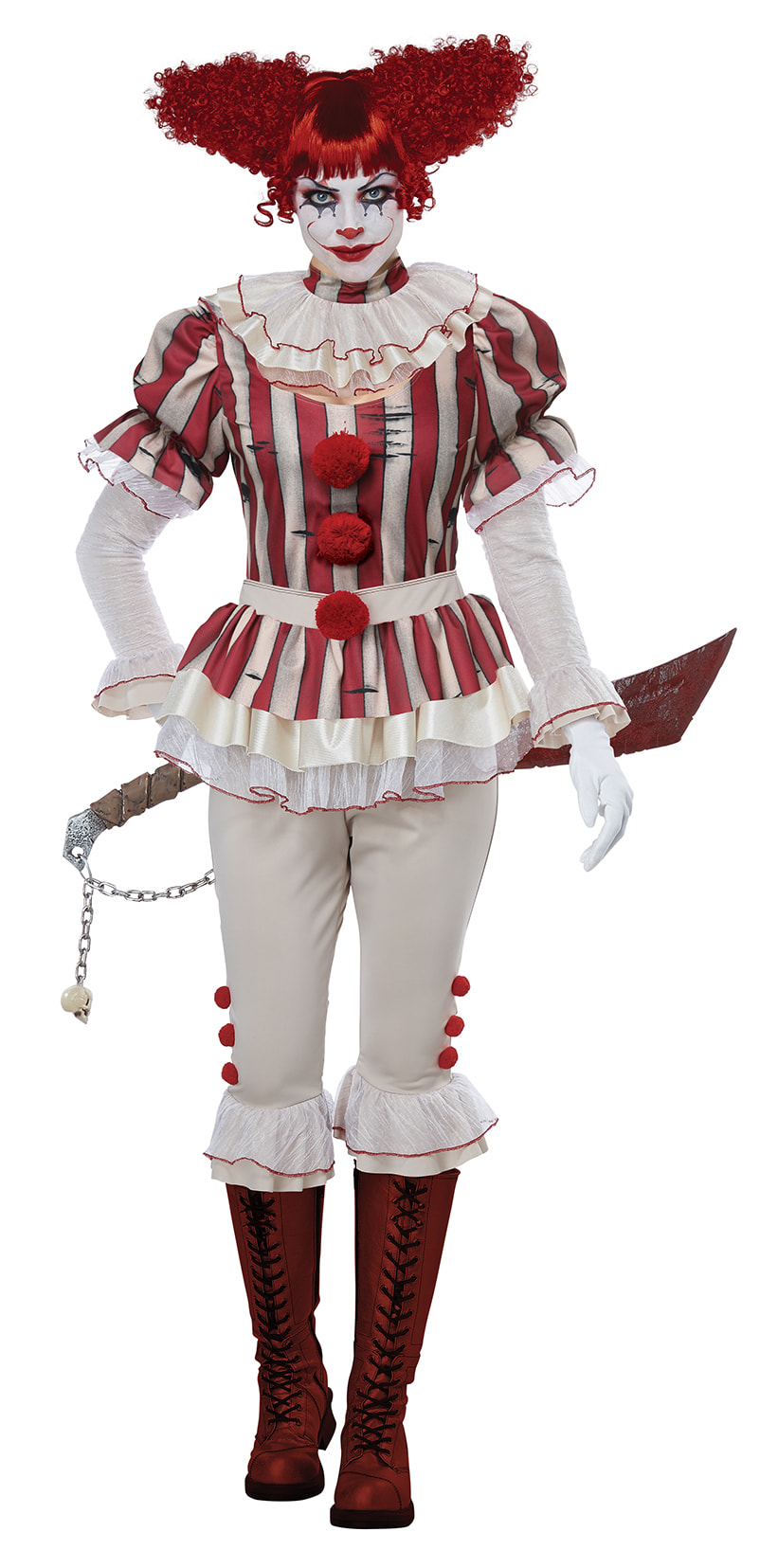 фото Костюм california costumes клоунесса из кошмаров взрослый xs (40-42)