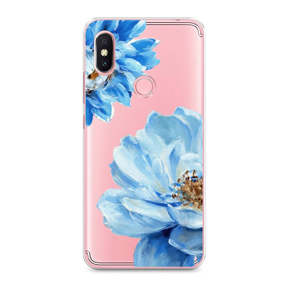 

Чехол Awog на Xiaomi Redmi S2 (Redmi Y2) "Голубые клематисы", Разноцветный, 33650-8