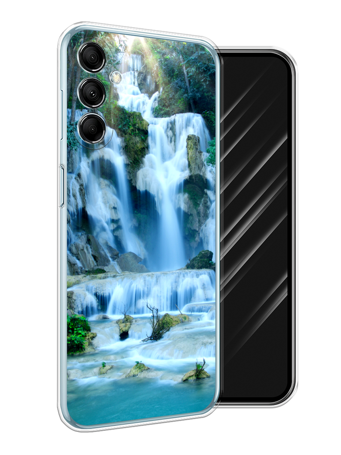 

Чехол Awog на Samsung Galaxy M14 5G "Водопад 8", Голубой;зеленый, 2108150-1