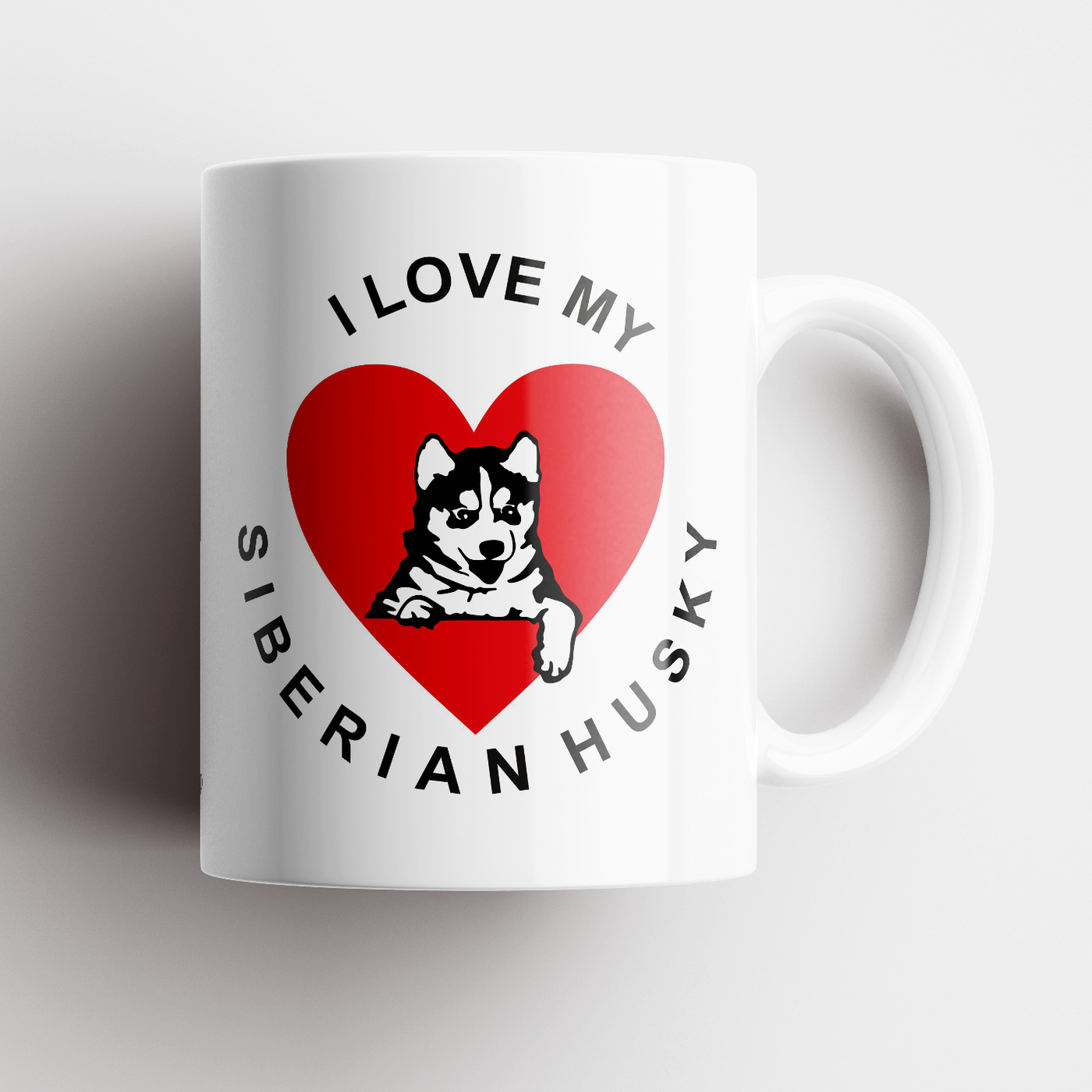 

Кружка #huskydom I love my siberian husky (сердце) 0001600